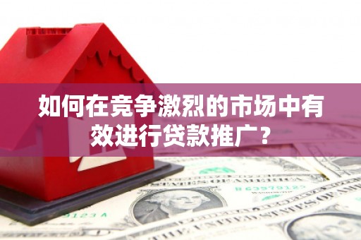 昂仁如何在竞争激烈的市场中有效进行贷款推广？