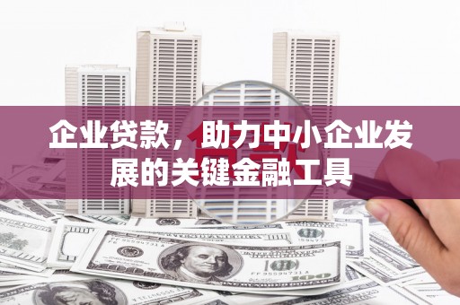 昂仁企业贷款，助力中小企业发展的关键金融工具