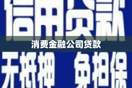 昂仁消费金融公司贷款