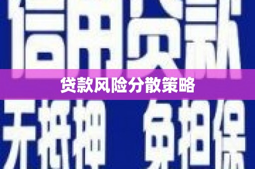 昂仁贷款风险分散策略