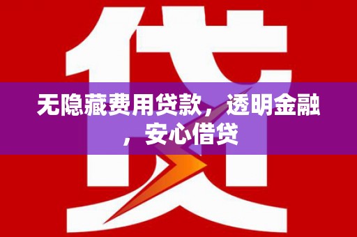 昂仁无隐藏费用贷款，透明金融，安心借贷