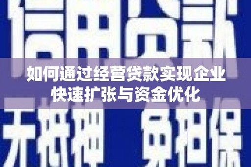 昂仁如何通过经营贷款实现企业快速扩张与资金优化