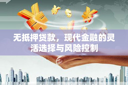 昂仁无抵押贷款，现代金融的灵活选择与风险控制