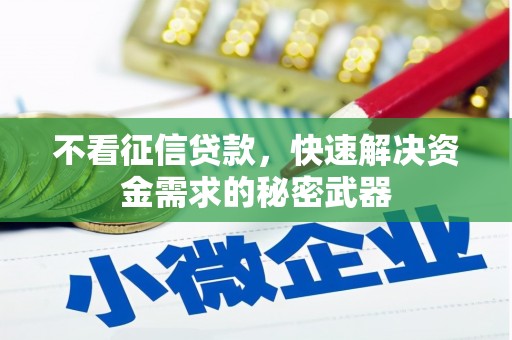 昂仁不看征信贷款，快速解决资金需求的秘密武器